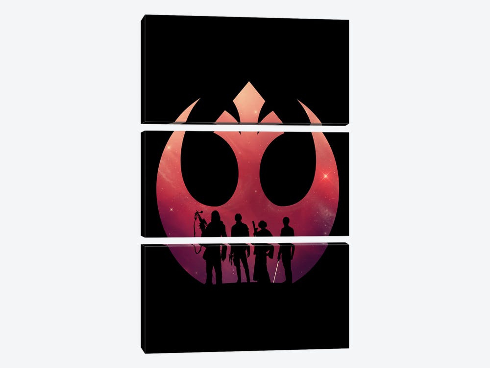 Classic Rebels by Denis Orio Ibañez 3-piece Canvas Wall Art