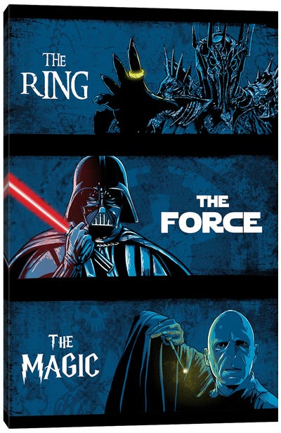 Dark Lords Canvas Art Print - Star Wars