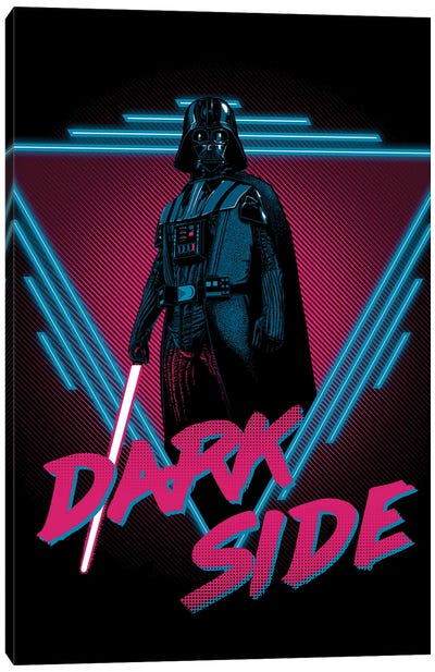 Dark Side Canvas Art Print - Movie & Television Character Art