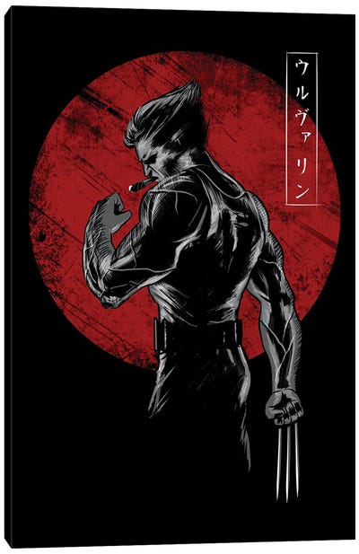 Old Mutant Canvas Art Print - Wolverine