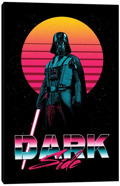 Rad Side Canvas Art Print - Darth Vader