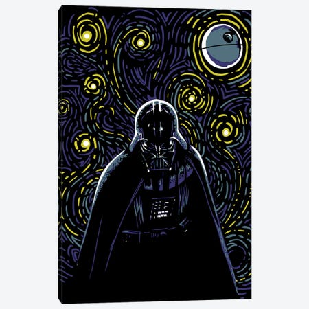 Starry Dark Side Canvas Print #DOI535} by Denis Orio Ibañez Canvas Art Print