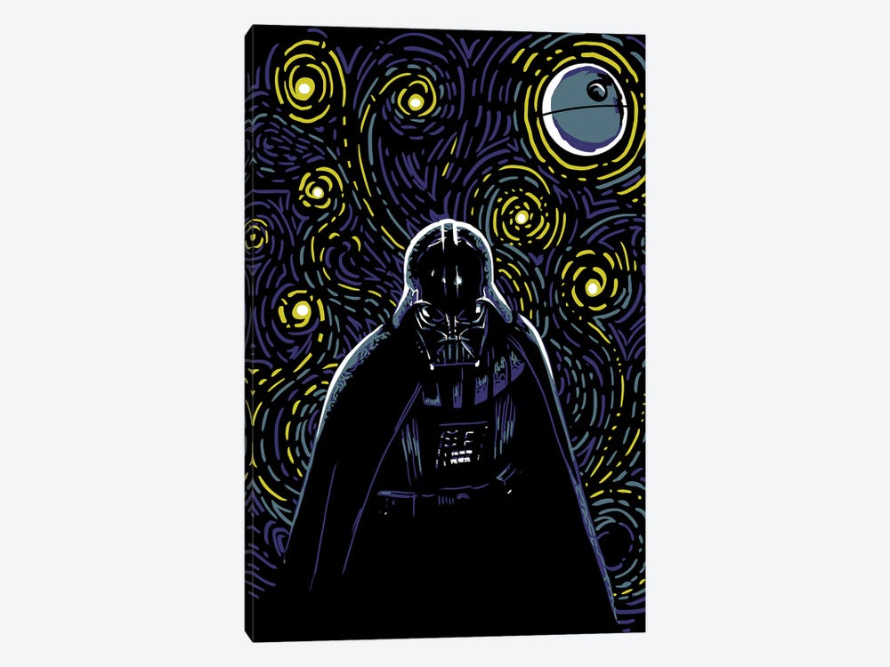 Starry Dark Side by Denis Orio Ibañez 1-piece Canvas Art