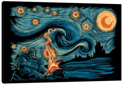 Starry Souls Canvas Art Print - Best Selling Pop Culture Art