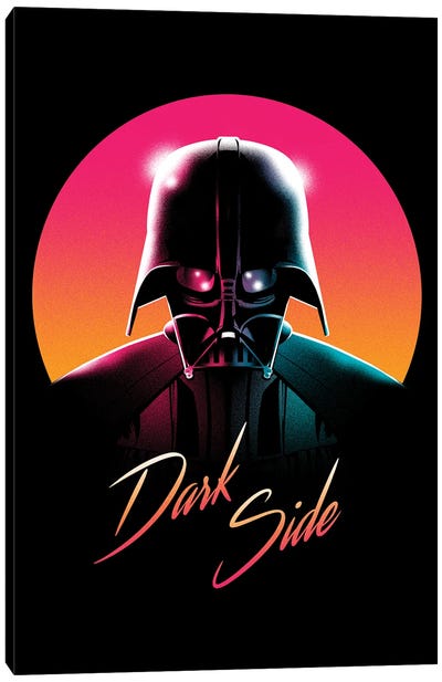 The Dark Side Canvas Art Print - Star Wars