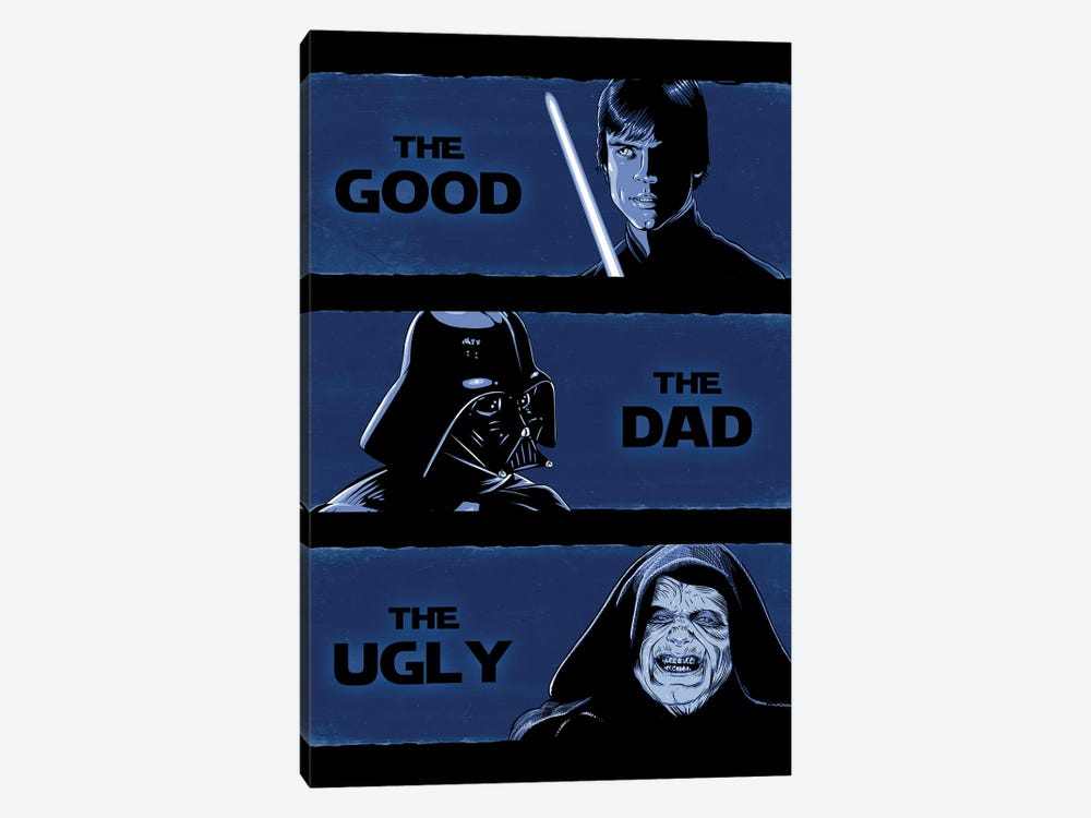 The Good, The Dad, And The Ugly by Denis Orio Ibañez 1-piece Art Print