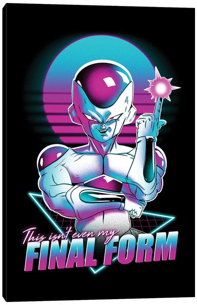 This Isn't Even My Final Form Canvas Art Print - Frieza
