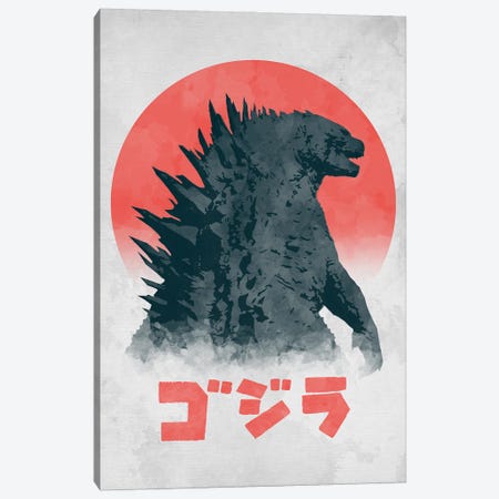 Kaiju Monster Canvas Print #DOI58} by Denis Orio Ibañez Canvas Print