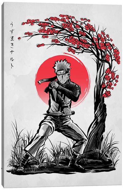 Number One Unpredictable Canvas Art Print - Naruto