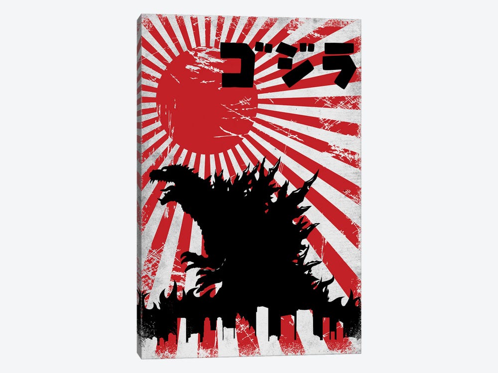 King Kaiju by Denis Orio Ibañez 1-piece Canvas Art