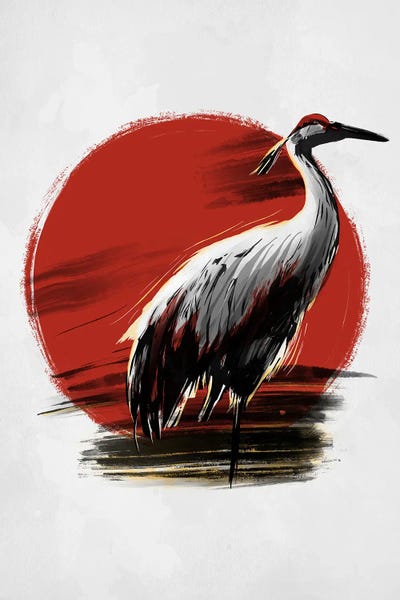 Denis Orio Ibañez: Heron Under The Sun by Denis Orio Ibañez