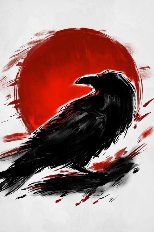 Raven Under The Sun by Denis Orio Ibañez wall art