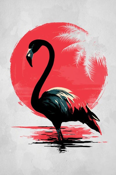 Denis Orio Ibañez: Flamingo Under The Sun by Denis Orio Ibañez