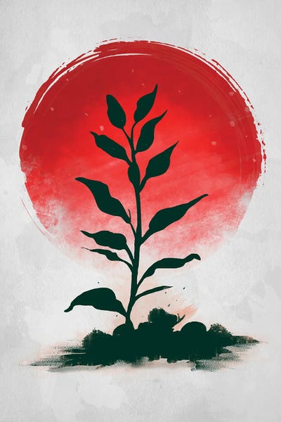 Denis Orio Ibañez: Red Sun Nature by Denis Orio Ibañez