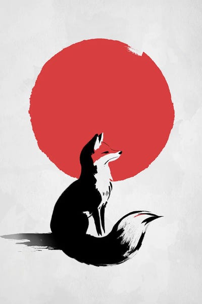 Denis Orio Ibañez: Red Fox Under The Sun by Denis Orio Ibañez