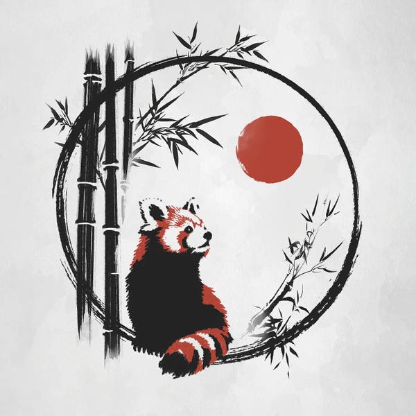 Denis Orio Ibañez: Red Panda Under The Sun by Denis Orio Ibañez