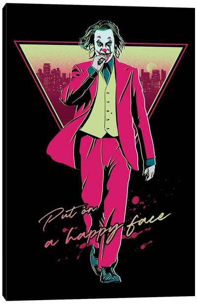 Negative Thoughts Canvas Art Print - The Joker