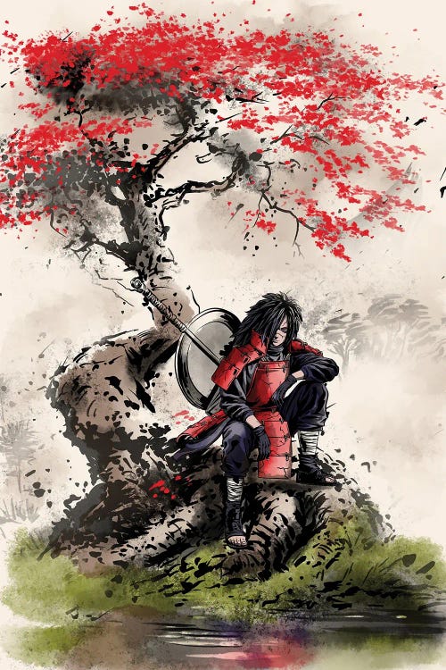 The Ghost Of The Uchiha by Denis Orio Ibañez wall art