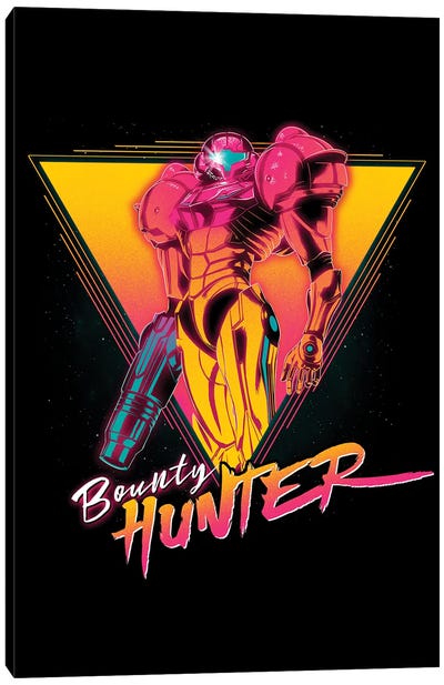 Space Bounty Hunter Canvas Art Print - Other Video Game Characters