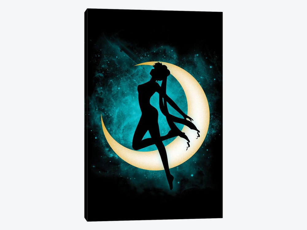 Silhouette Under The Moon by Denis Orio Ibañez 1-piece Canvas Wall Art
