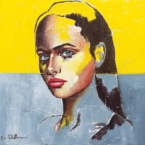 Donatella Marraoni: Portrait In Yellow by Donatella Marraoni