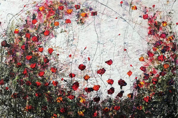 Donatella Marraoni: Poppies In Love II by Donatella Marraoni