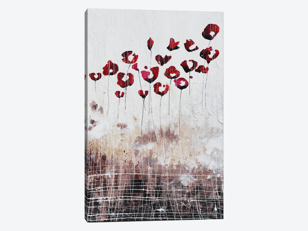 Love Poppies And Memories by Donatella Marraoni 1-piece Canvas Art Print