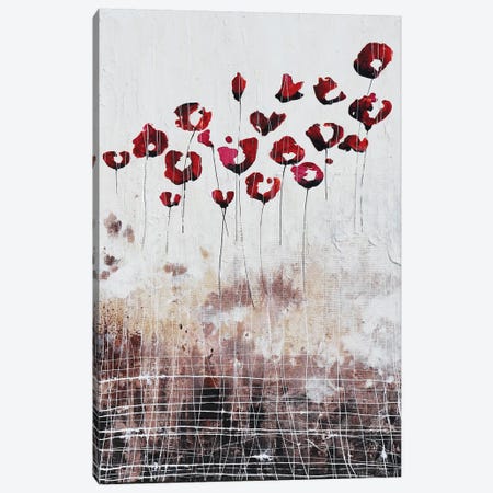 Love Poppies And Memories Canvas Print #DOM119} by Donatella Marraoni Canvas Print