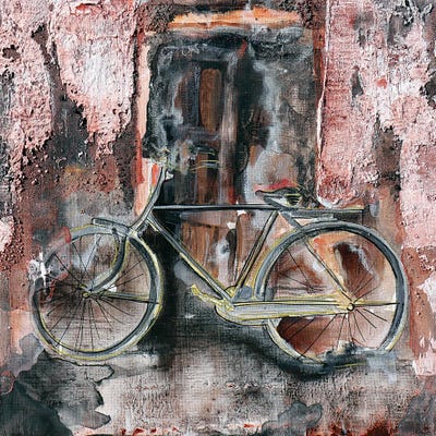 Your Bike...My Memories by Donatella Marraoni canvas print