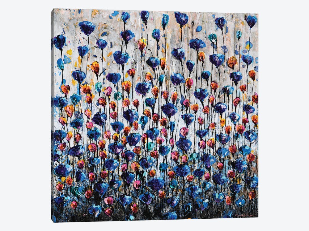 Poppies And Friends IV by Donatella Marraoni 1-piece Canvas Artwork