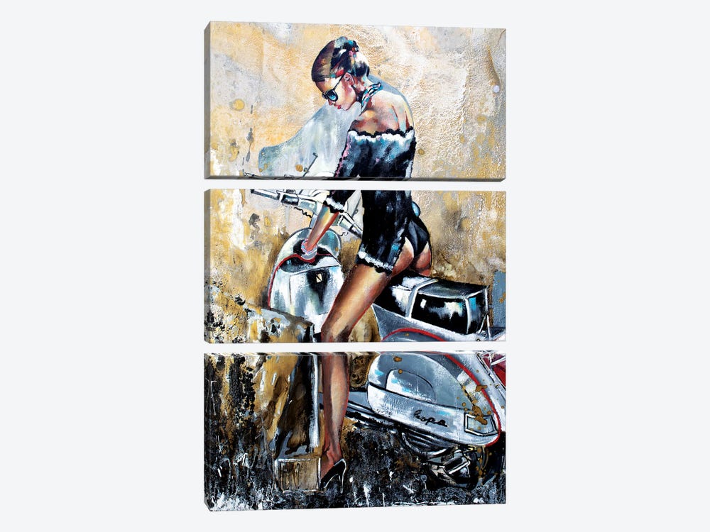I Quit I Give Up Better by Donatella Marraoni 3-piece Art Print