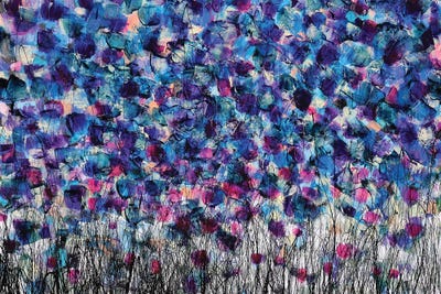 Flowers In Blue by Donatella Marraoni canvas print