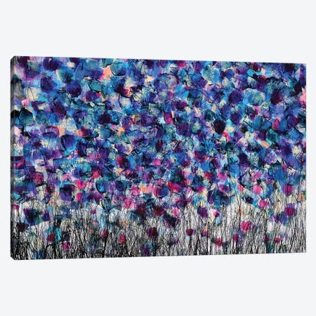 Flowers In Blue Canvas Print #DOM212} by Donatella Marraoni Canvas Wall Art