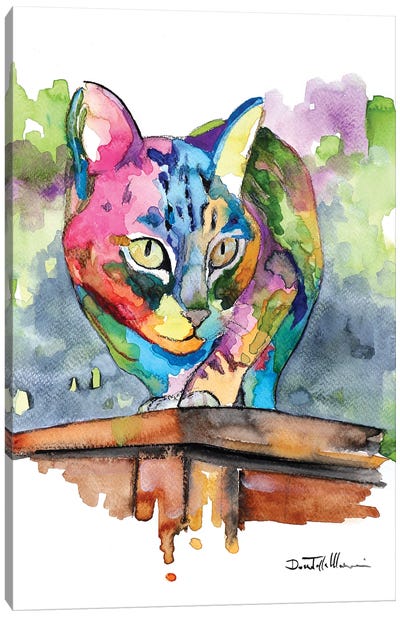 Molto Più Di Un Gatto Canvas Art Print - Donatella Marraoni