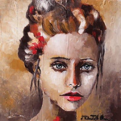 In The Mirror by Donatella Marraoni framed wall art