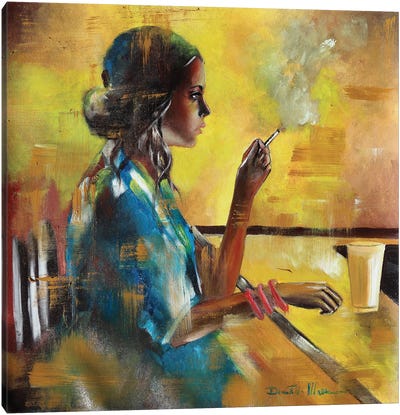 Cigarettes & Beer Canvas Art Print - Donatella Marraoni