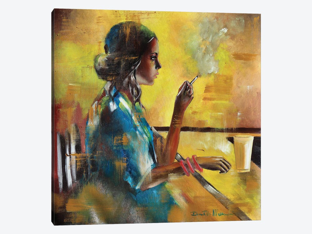 Cigarettes & Beer by Donatella Marraoni 1-piece Canvas Art