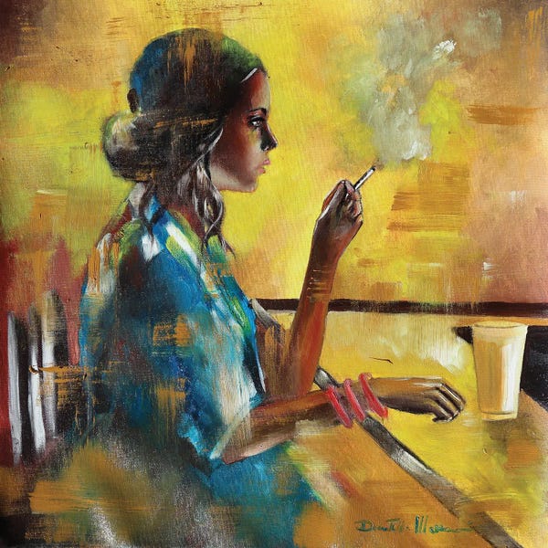 Smoking: Cigarettes & Beer by Donatella Marraoni