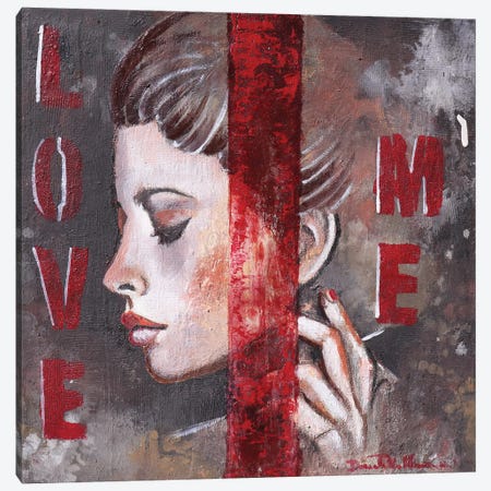 Love Me Canvas Print #DOM295} by Donatella Marraoni Art Print