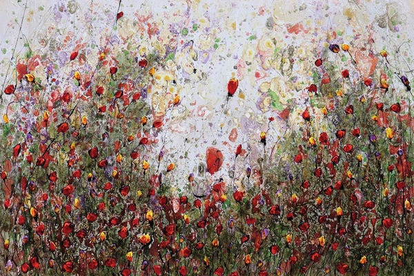 Donatella Marraoni: Poppies And Friends IX by Donatella Marraoni