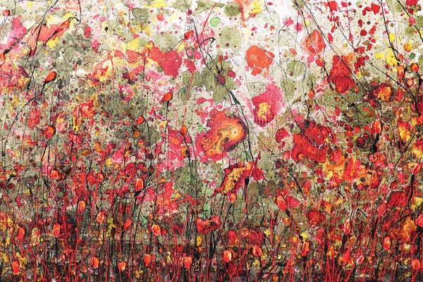 Donatella Marraoni: Poppies And Friends VIII by Donatella Marraoni