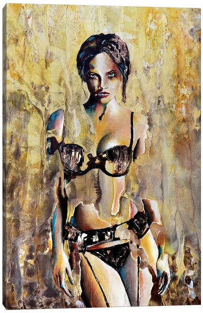 Now I Turn To Leave Canvas Art Print - Lingerie Art