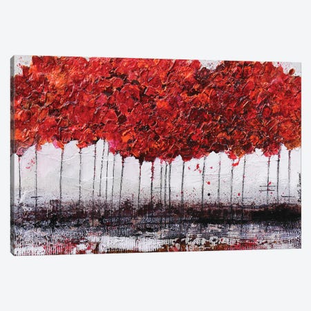 Red Tree Canvas Print #DOM310} by Donatella Marraoni Canvas Art Print