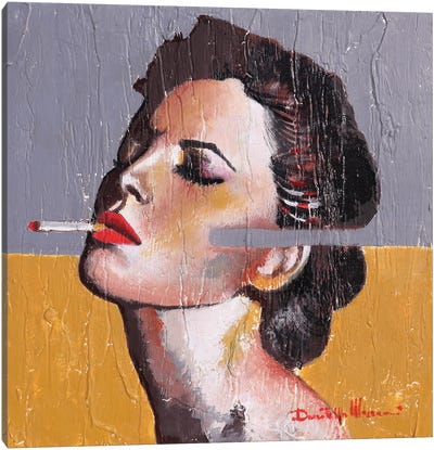 Fumo Da Solo Canvas Art Print - Donatella Marraoni