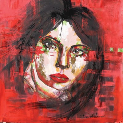 Deep Red by Donatella Marraoni canvas print