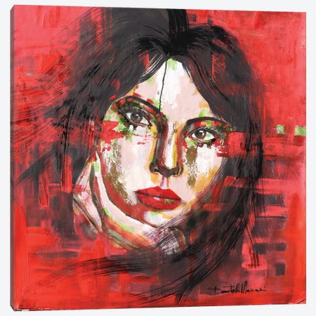 Deep Red Canvas Print #DOM319} by Donatella Marraoni Canvas Print