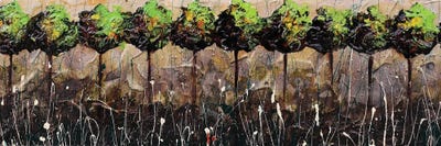 Landscape In Green by Donatella Marraoni multi panel art