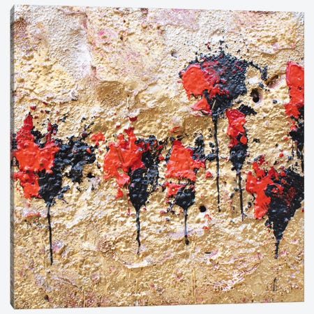 Poppies - Frammenti II Canvas Print #DOM33} by Donatella Marraoni Canvas Print