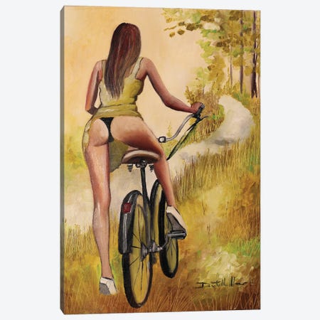 My New Bike Is Formidable Canvas Print #DOM345} by Donatella Marraoni Canvas Art Print