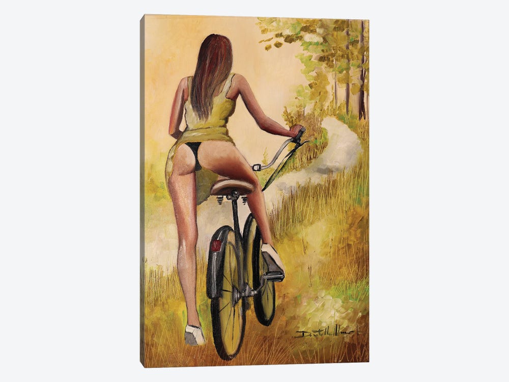 My New Bike Is Formidable by Donatella Marraoni 1-piece Canvas Print